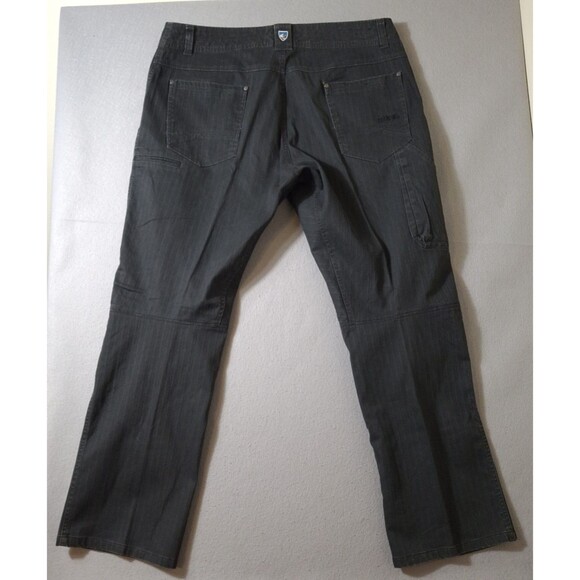 Kuhl Hi Lo Cord Vintage Patina Dye Pants Mens Sz 40x32 Black Outdoor Hiking 5165 - Picture 12 of 15
